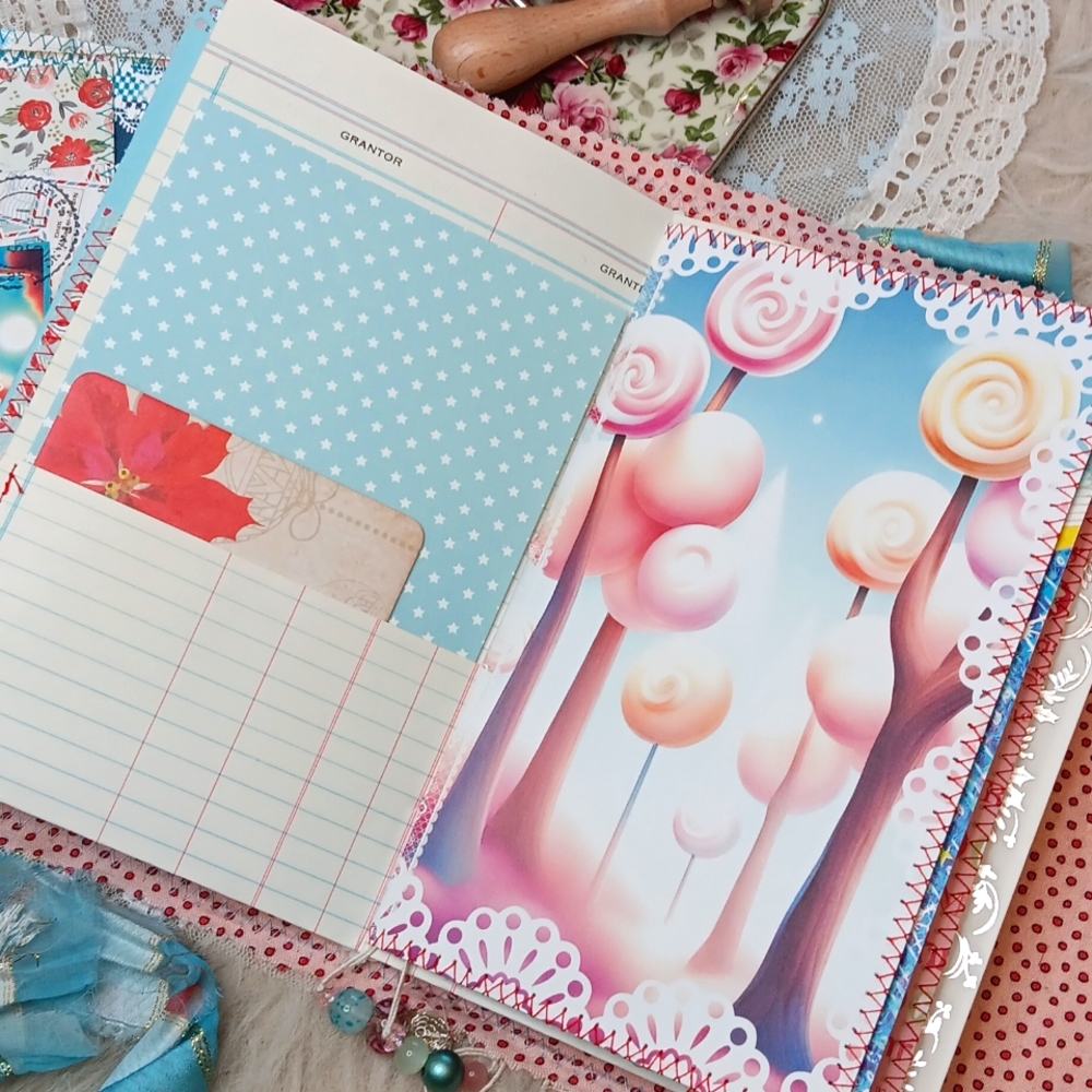 Christmas Gingerbread Junk Journal  Twin Baby Boy " Samuel " - Picture 10 of 12